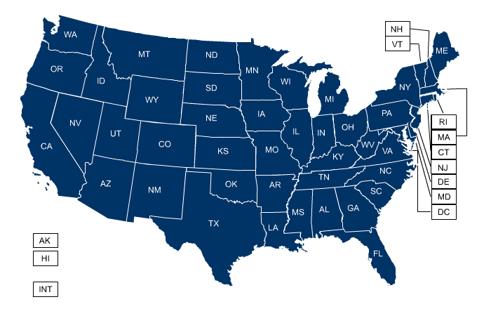 Moonwalk Rentals Map